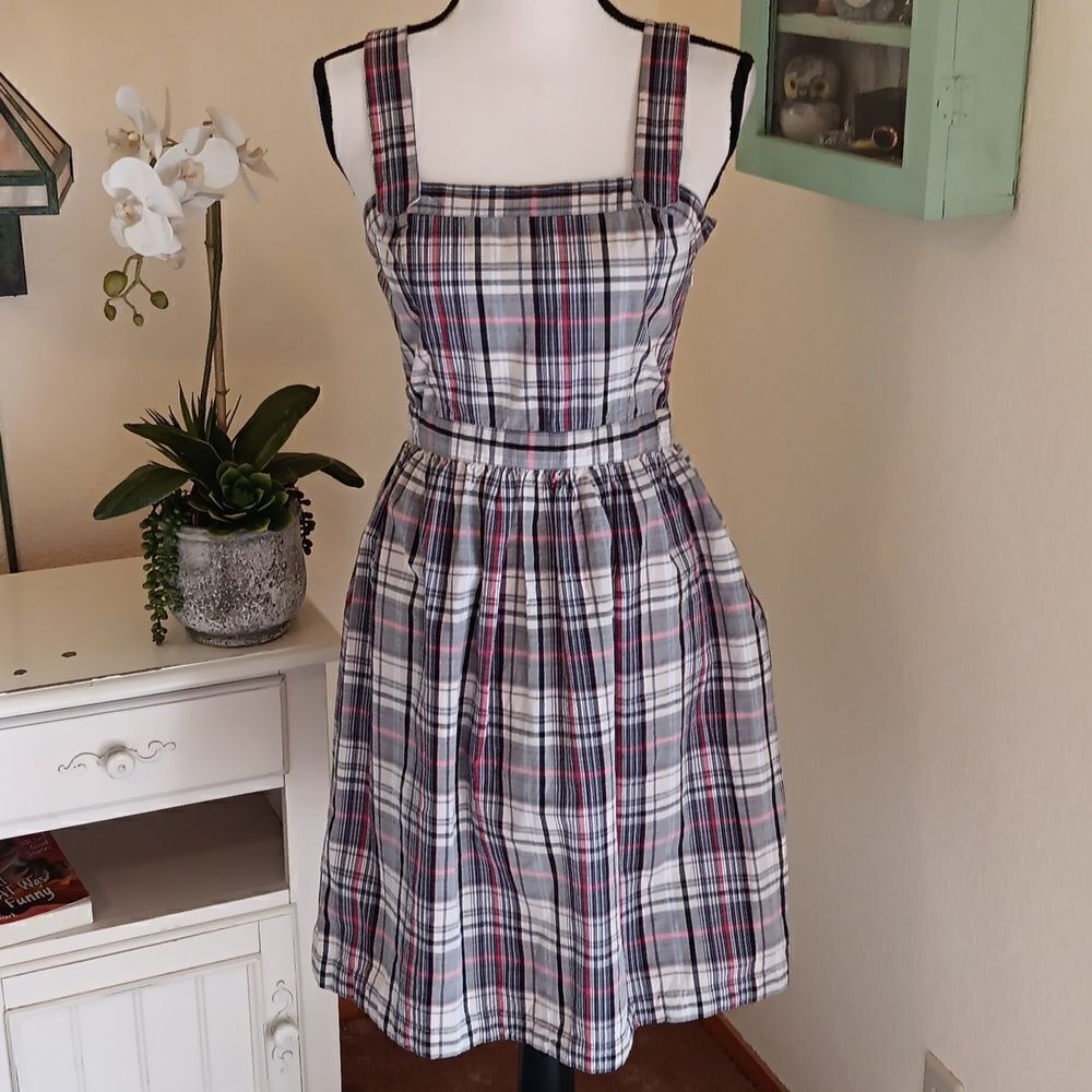 NWT Volcom Plaid Dress